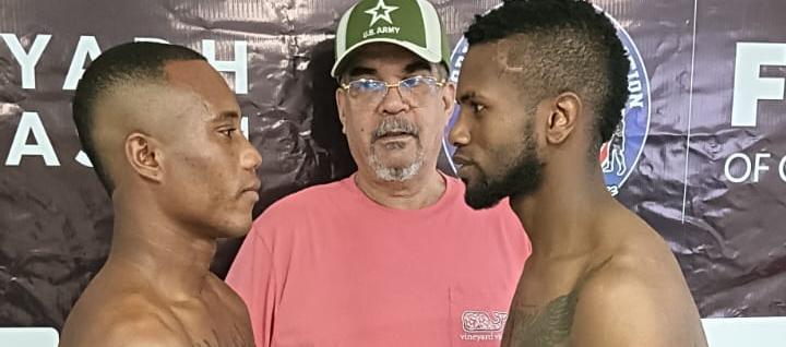 Luis Díaz Mármol (izquierda) se enfrentará a José Viáfara Fory.