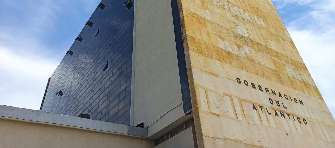 Fachada de Gobernación del Atlántico.
