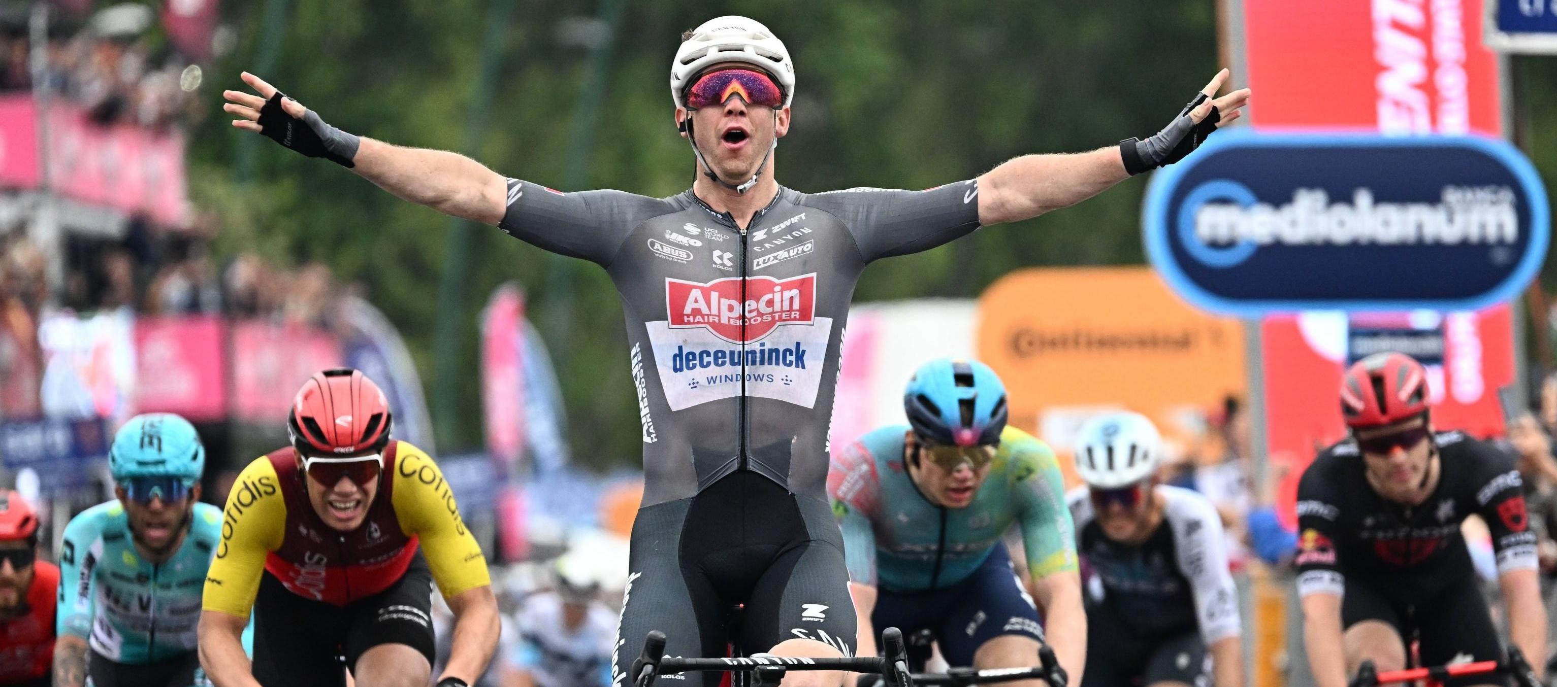 El australiano Kaden Groves, vencedor de la sexta etapa del Giro. 