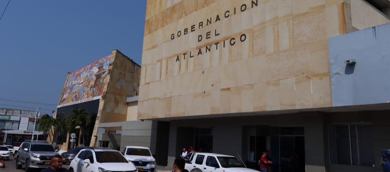 Fachada de la Gobernación del Atlántico.