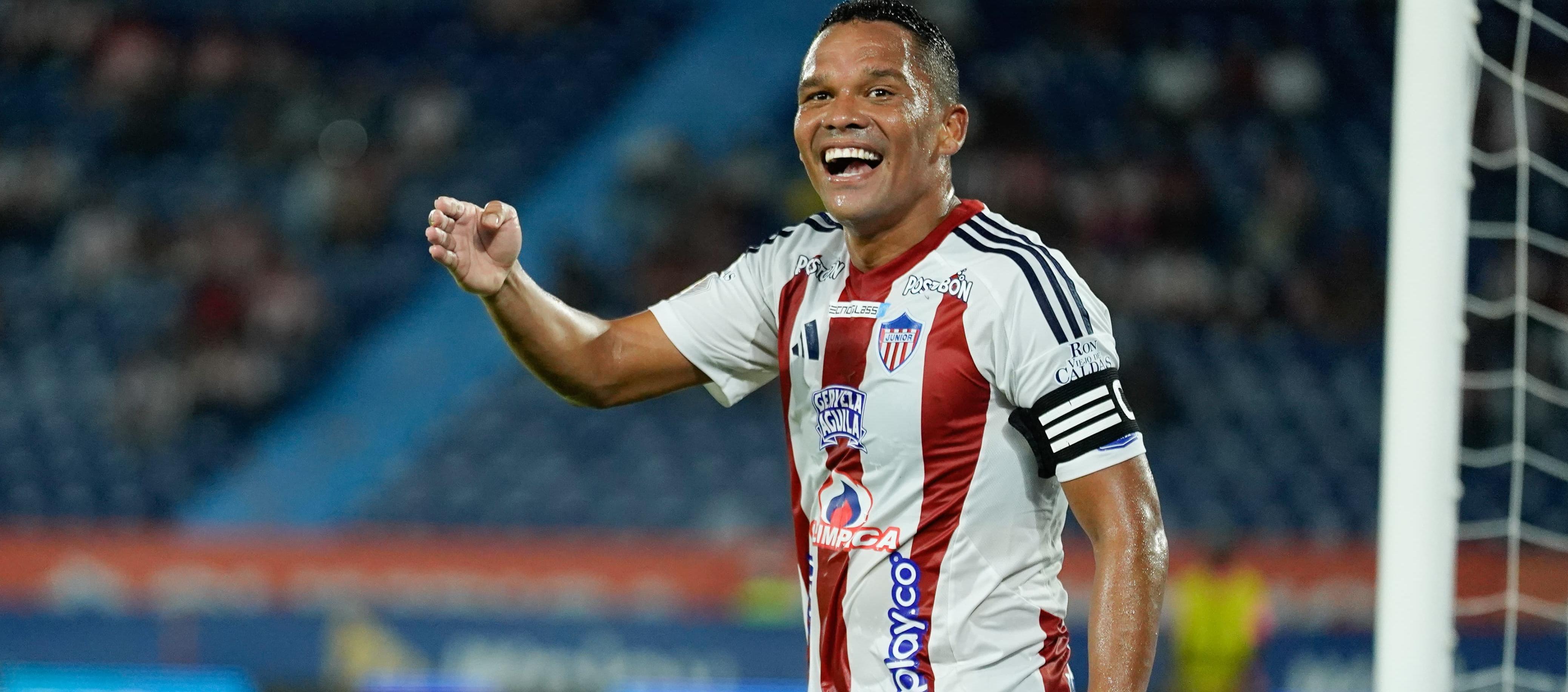 Carlos Bacca acumula 132 goles con la camiseta del Junior. 