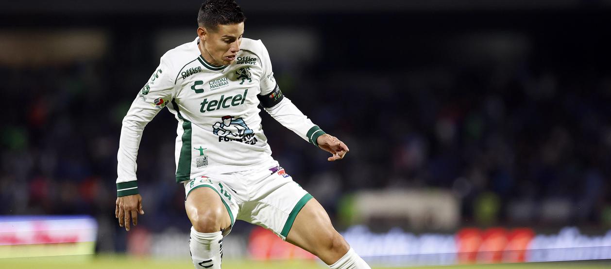James Rodríguez firmó contrato por un año con el León. 
