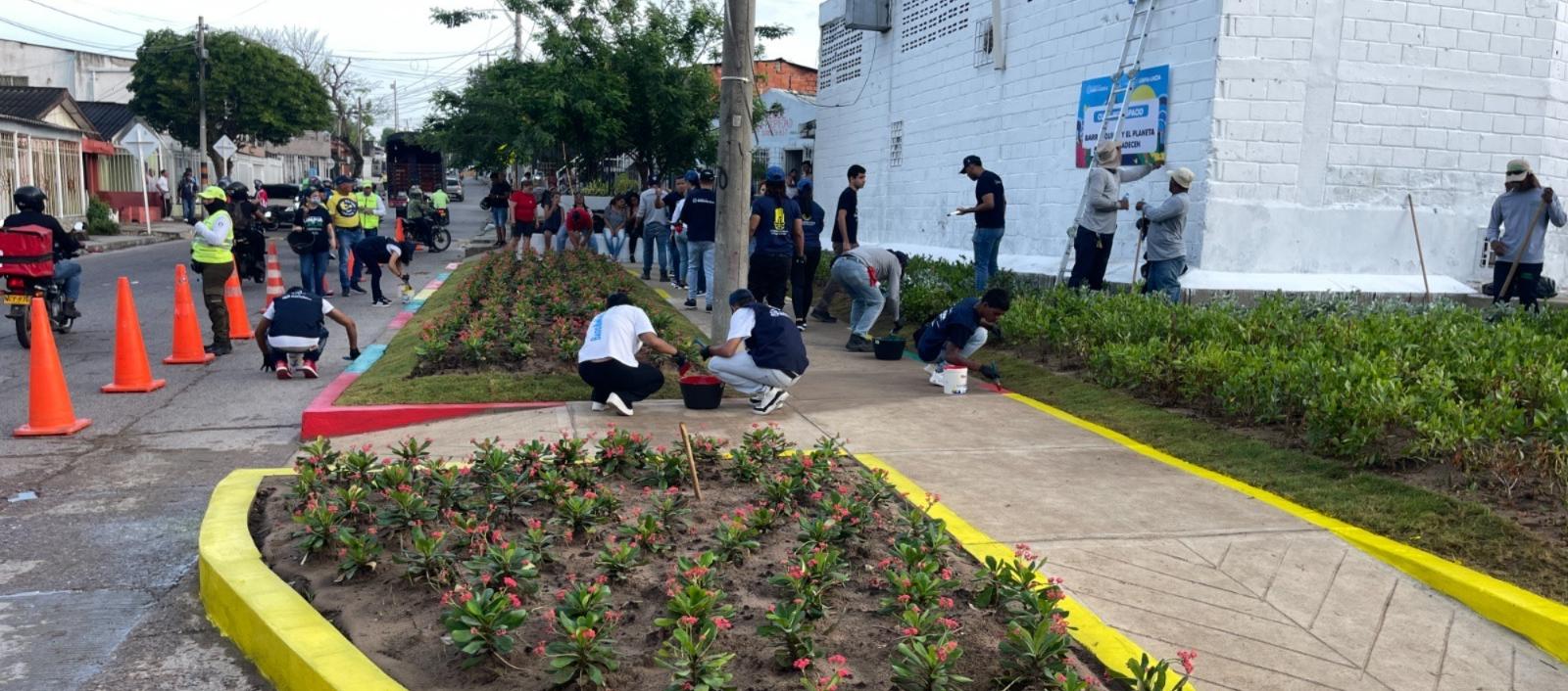 Espacio recuperado en La Ceiba.