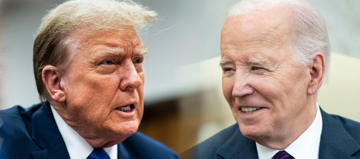 Donald Trump y Joe Biden.