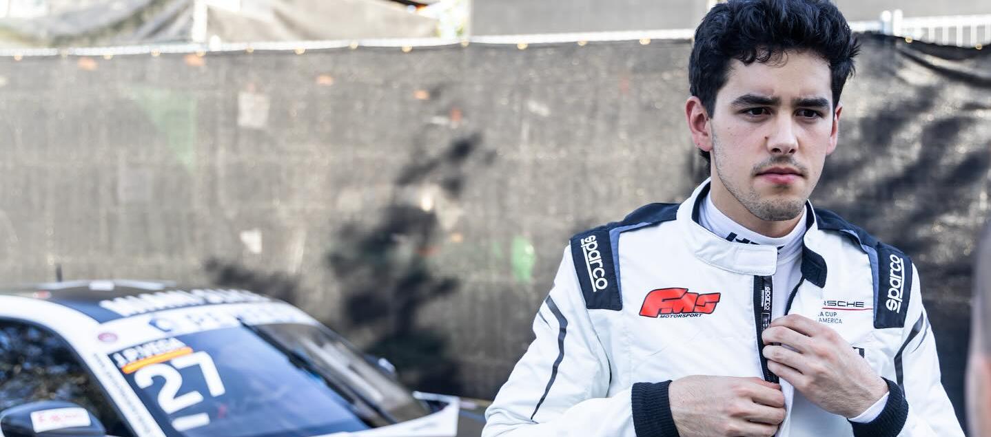 Juan Pablo Vega Dieppa, plioto barranquillero de automovilismo.