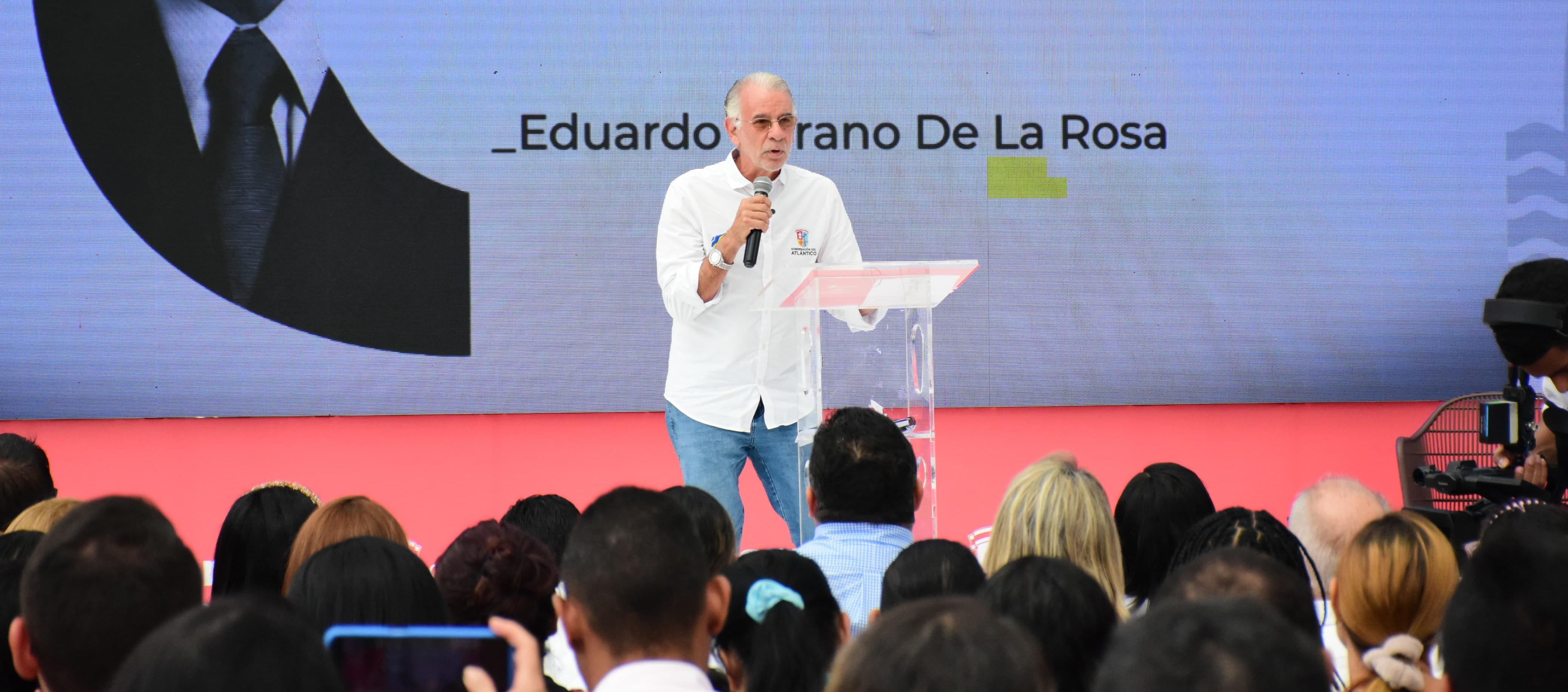 Eduardo Verano, gobernador del Atlántico.
