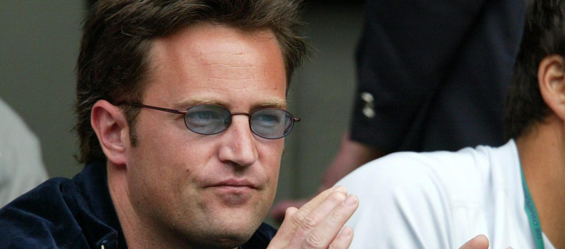 El actor estadounidense Matthew Perry. 