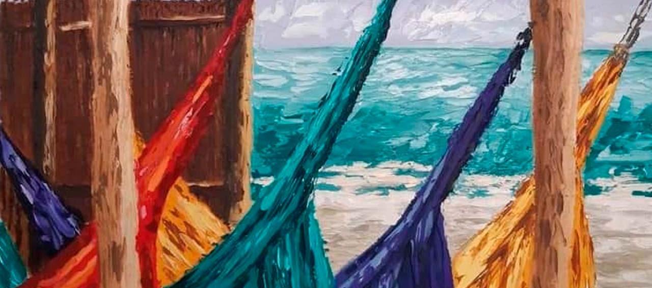 Algunos cuadros que estarán en la exposición.