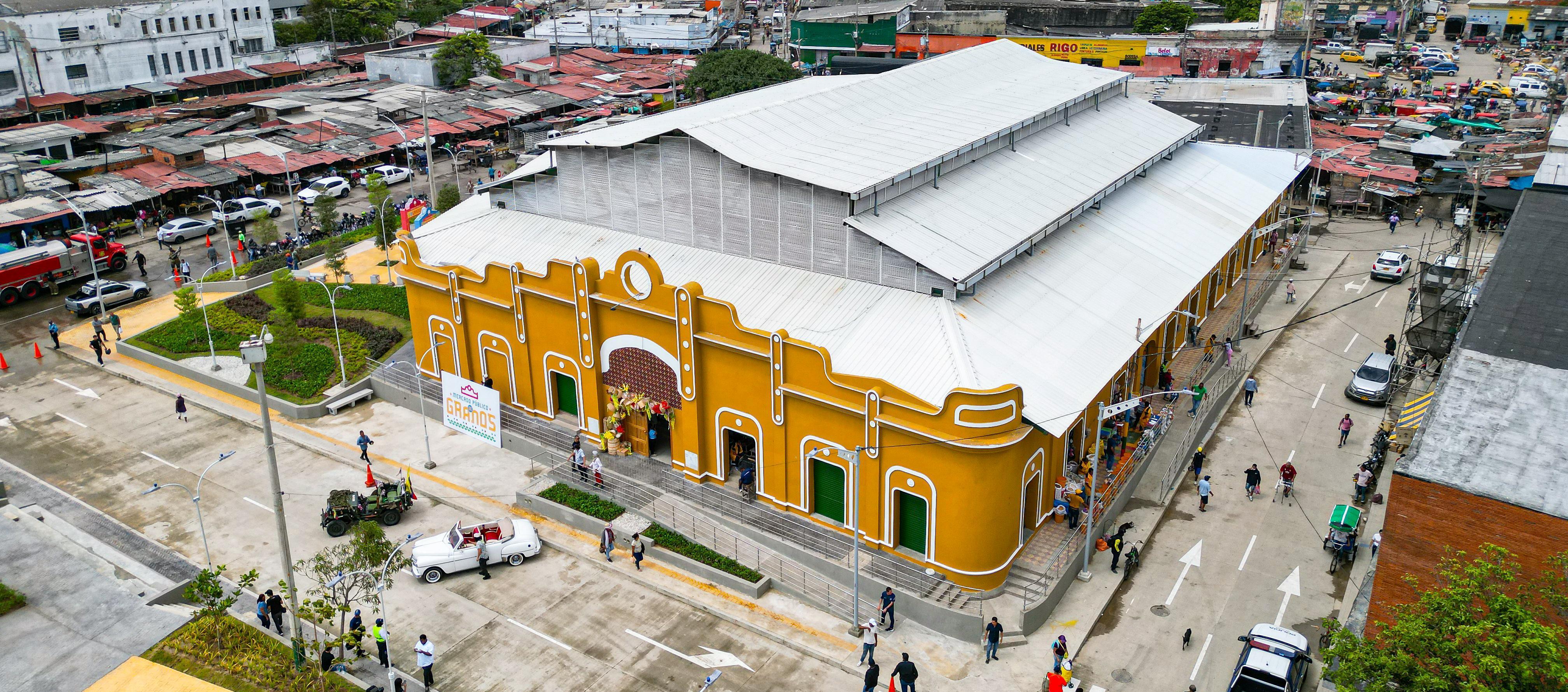 Mercado de granos en Barranquilla.