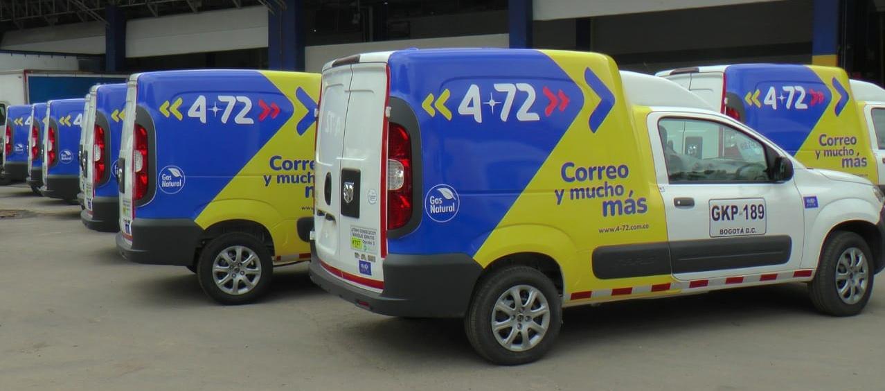 Vehículos del servicio postar 4-72.