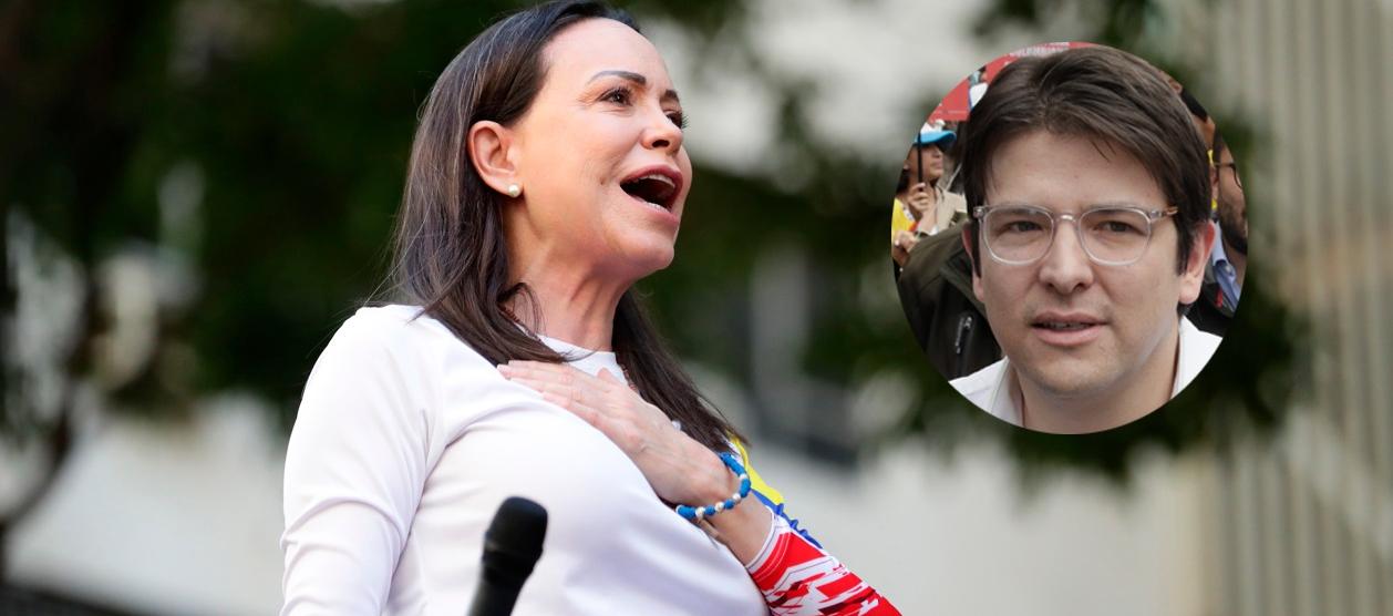 María Corina Machado se solidarizó con la situación que vive el precandidato presidencial. 