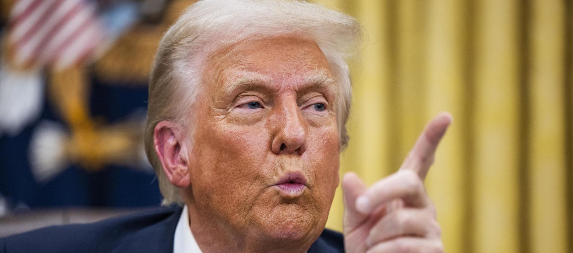 El Presidente de Estados Unidos, Donald Trump.