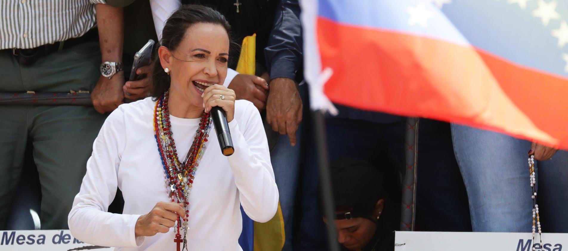 María Corina Machado, líder opositora venezolana.