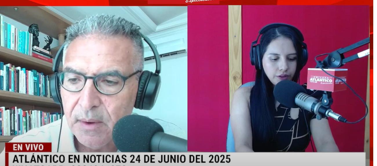 Transmisión de Atlántico en Noticias.