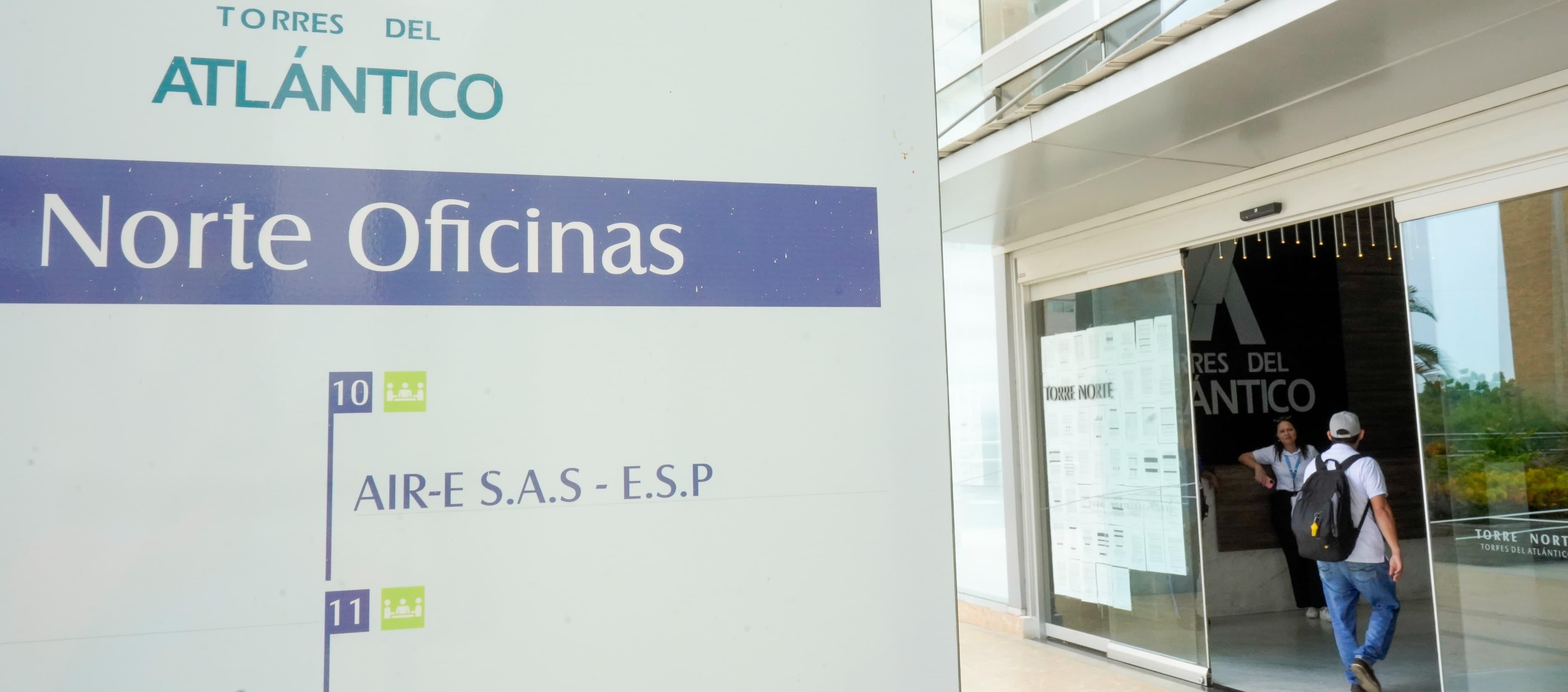 Oficina de Air-e en el norte de Barranquilla.