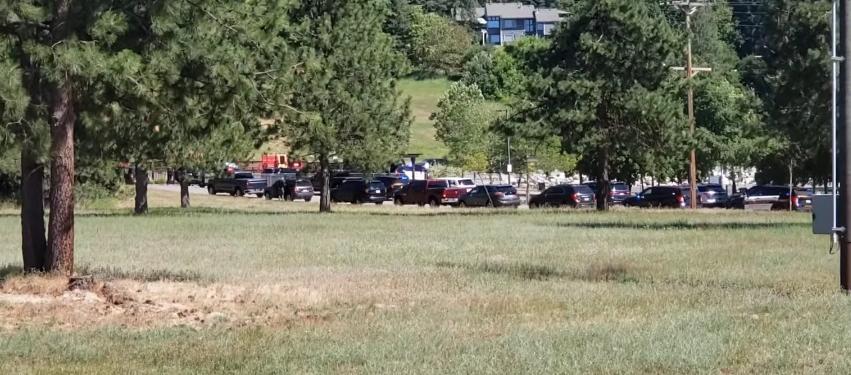  La Policía acordonó la zona del lugar de los hechos. 