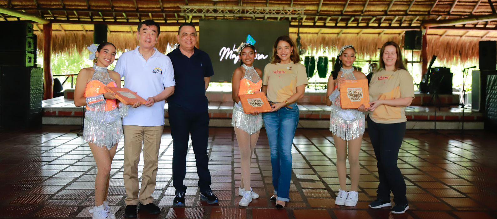 Visita de la Agencia de Cooperación de Japón a la sede de la Banda de Baranoa.