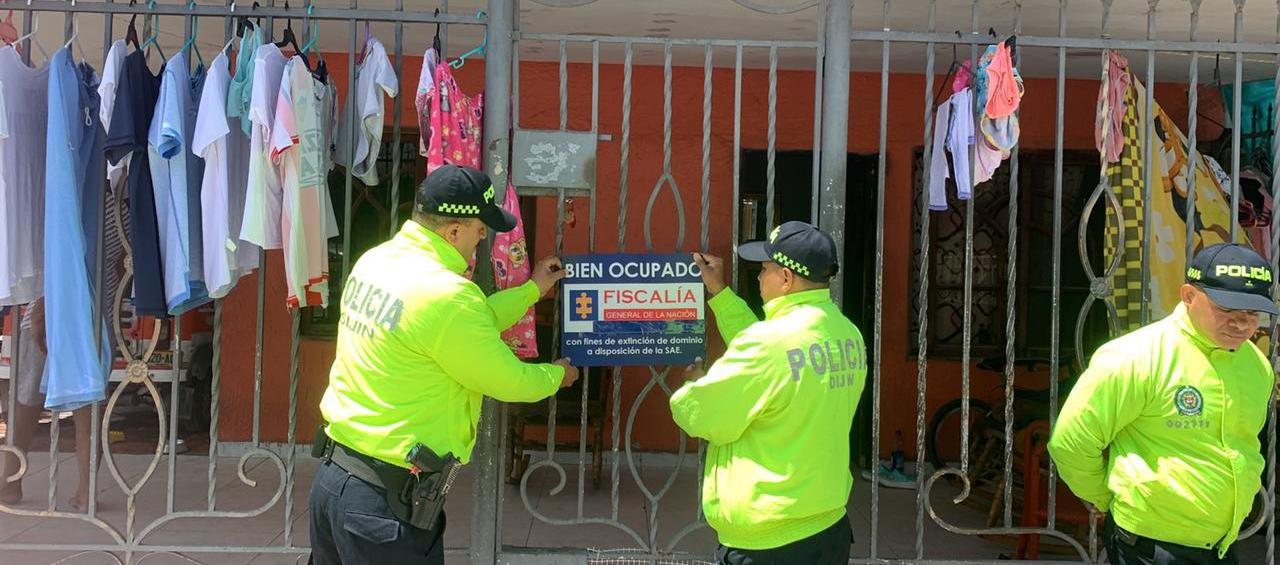 Uno de los bienes ocupados.