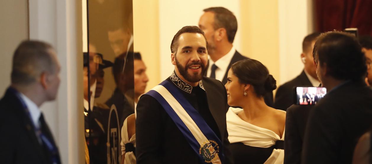 El presidente de El Salvador, Nayib Bukele.