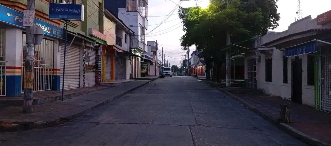 Calles de Malambo sin motocarros.
