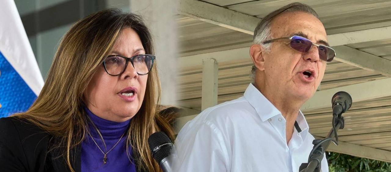 Luz Adriana Camargo e Iván Velásquez.