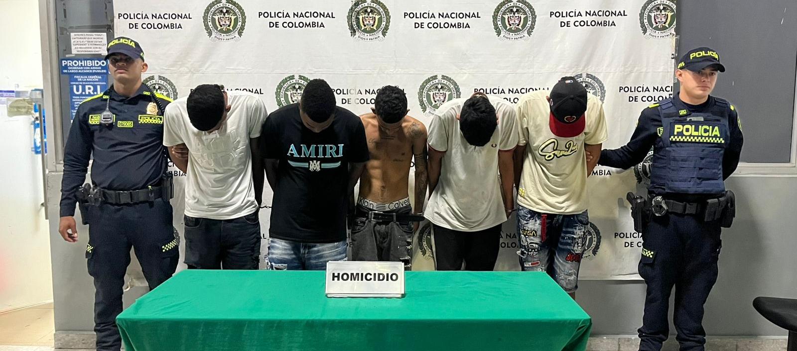 Capturados por el homicidio de Damián José Márquez Hernández.