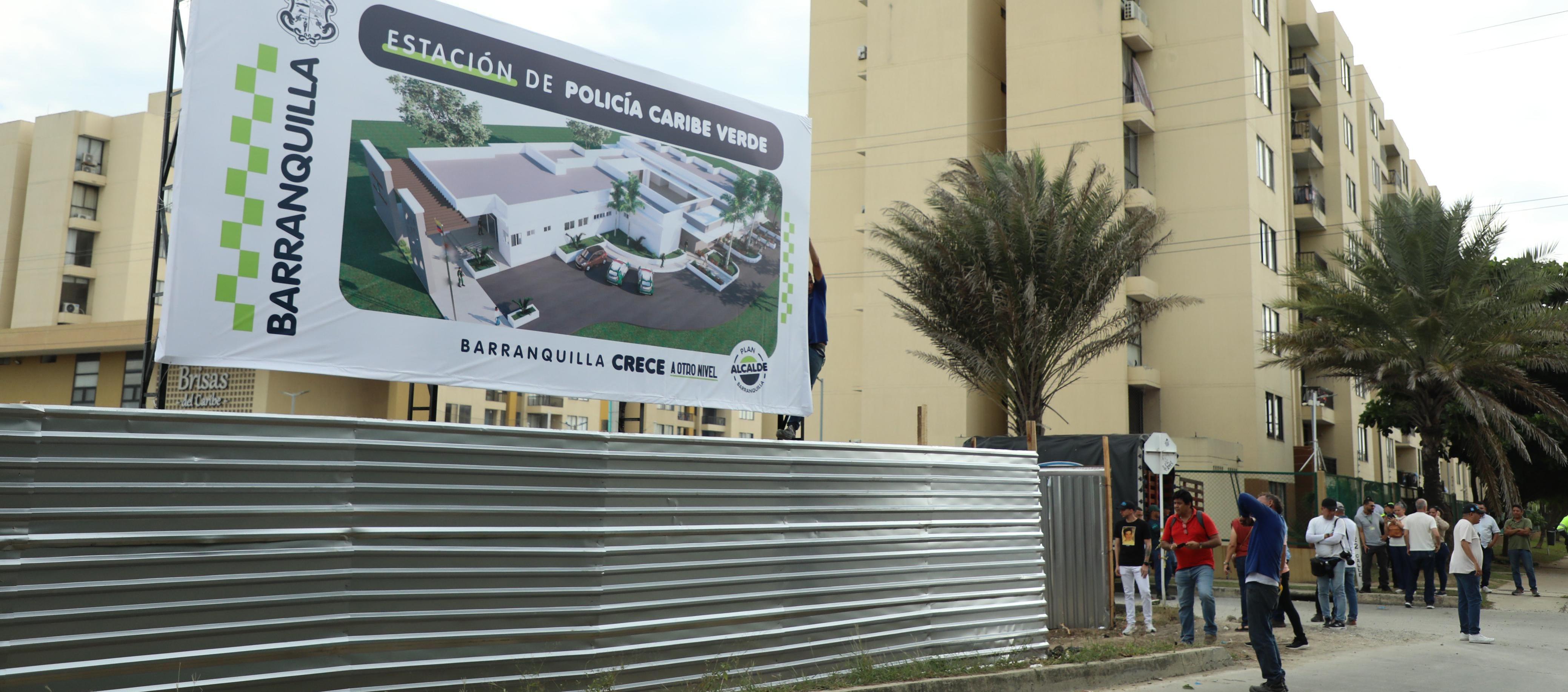 Se iniciará la construcción de la estación de Policía de Caribe Verde.
