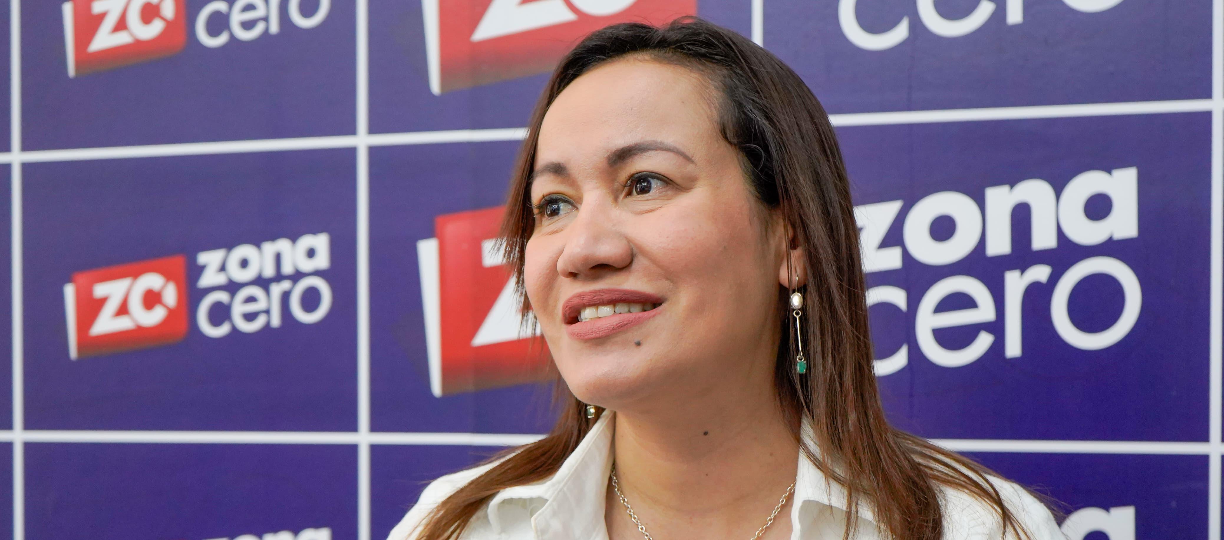 Carolina Corcho, precandidato presidencial.