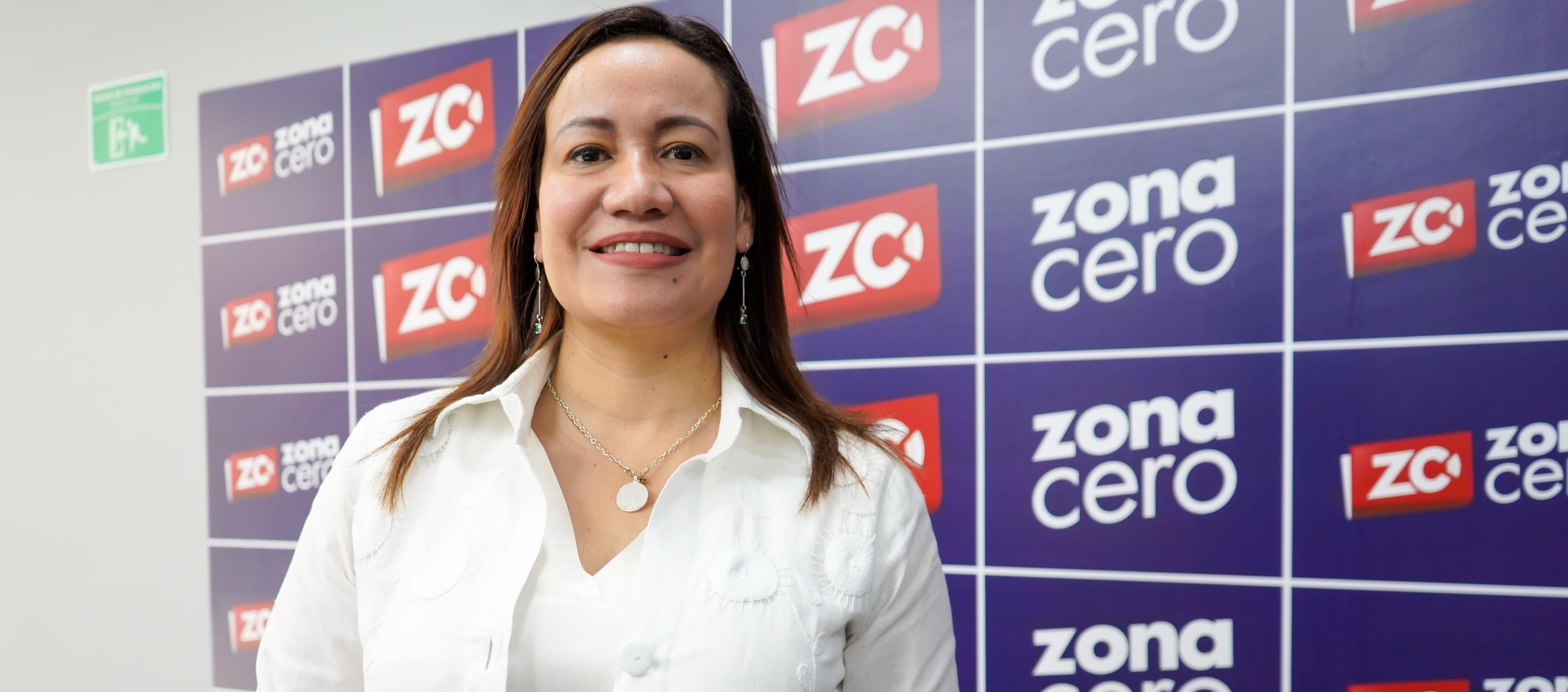 La precandidata presidencial Carolina Corcho.