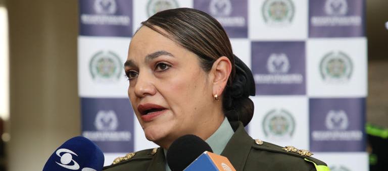 Claudia Susana Blanco Romero, directora de la Policía de tránsito de Bogotá.