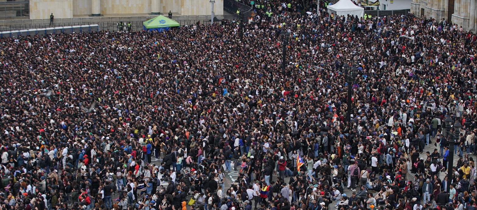Concierto  de la esperanza, en Bogotá