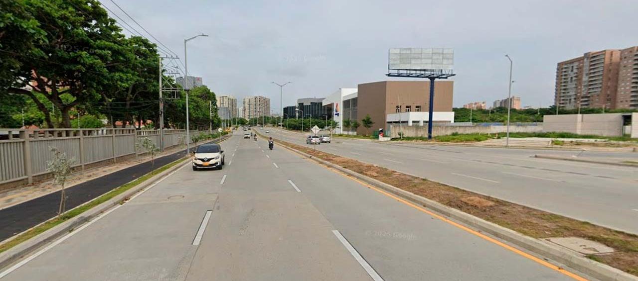 Aspecto del Corredor Universitario. 