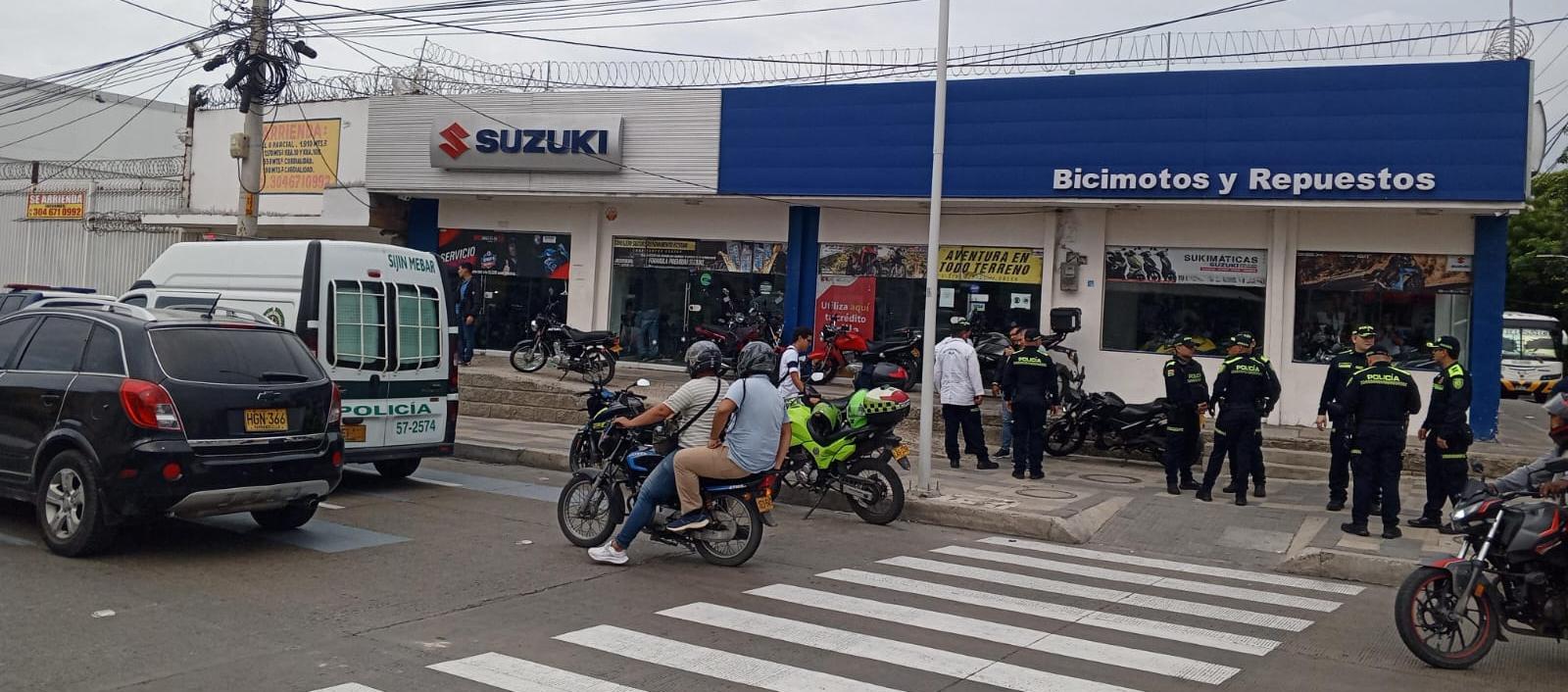 Lugar de los hechos en el barrio La Ceiba. 