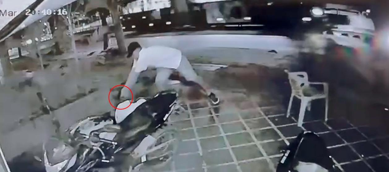 Momento del crimen de Esteguin Rafael Orozco De León.