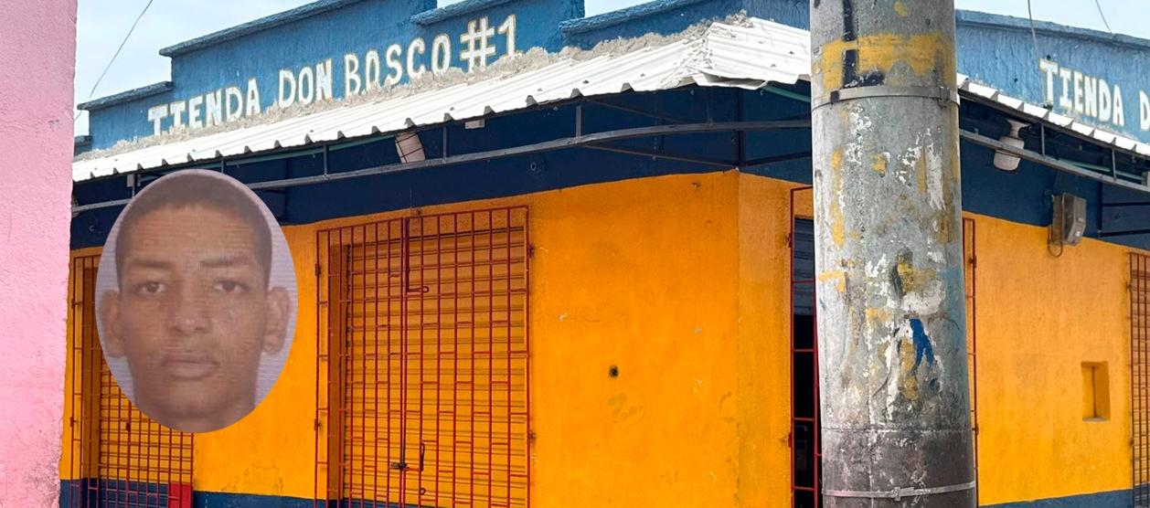 Tienda donde se registró el crimen. 