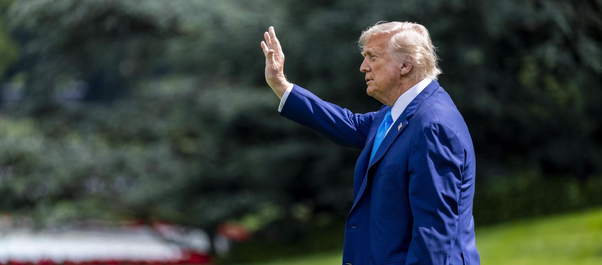 El Presidente de Estados Unidos, Donald Trump.