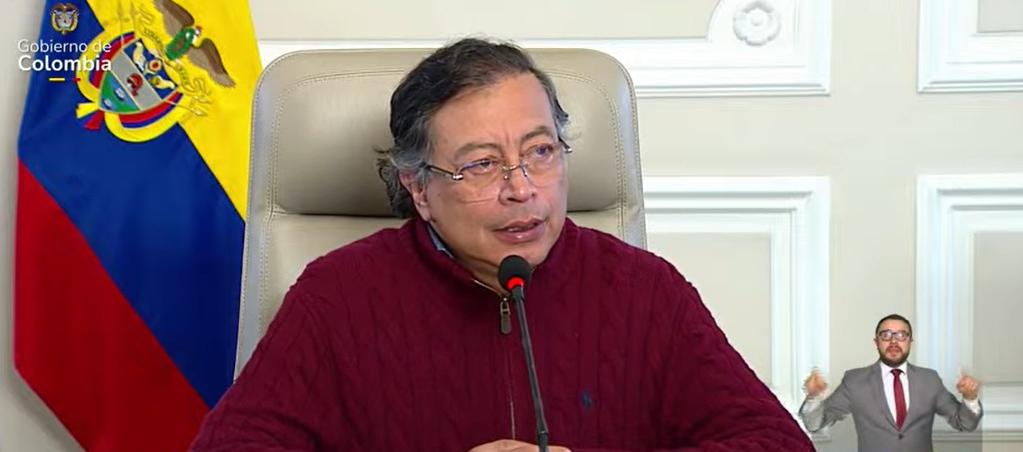 El Presidente Gustavo Petro.