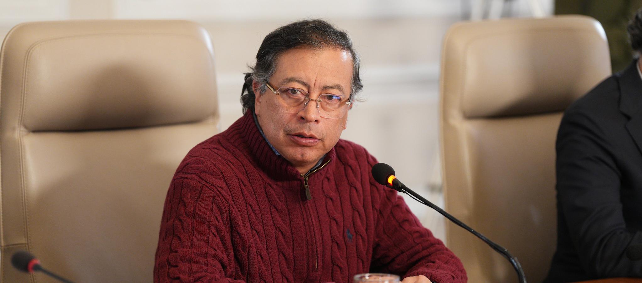 El Presidente Gustavo Petro.