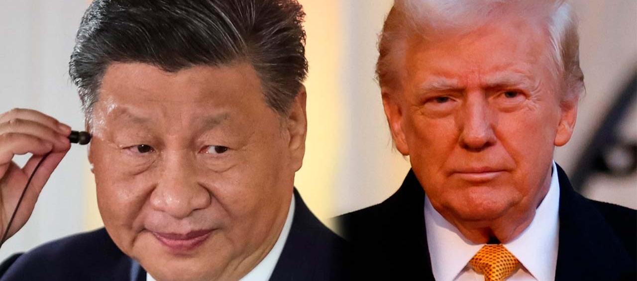 El presidente de China, Xi Jinping y el presidente de EE.UU., Donald Trump.