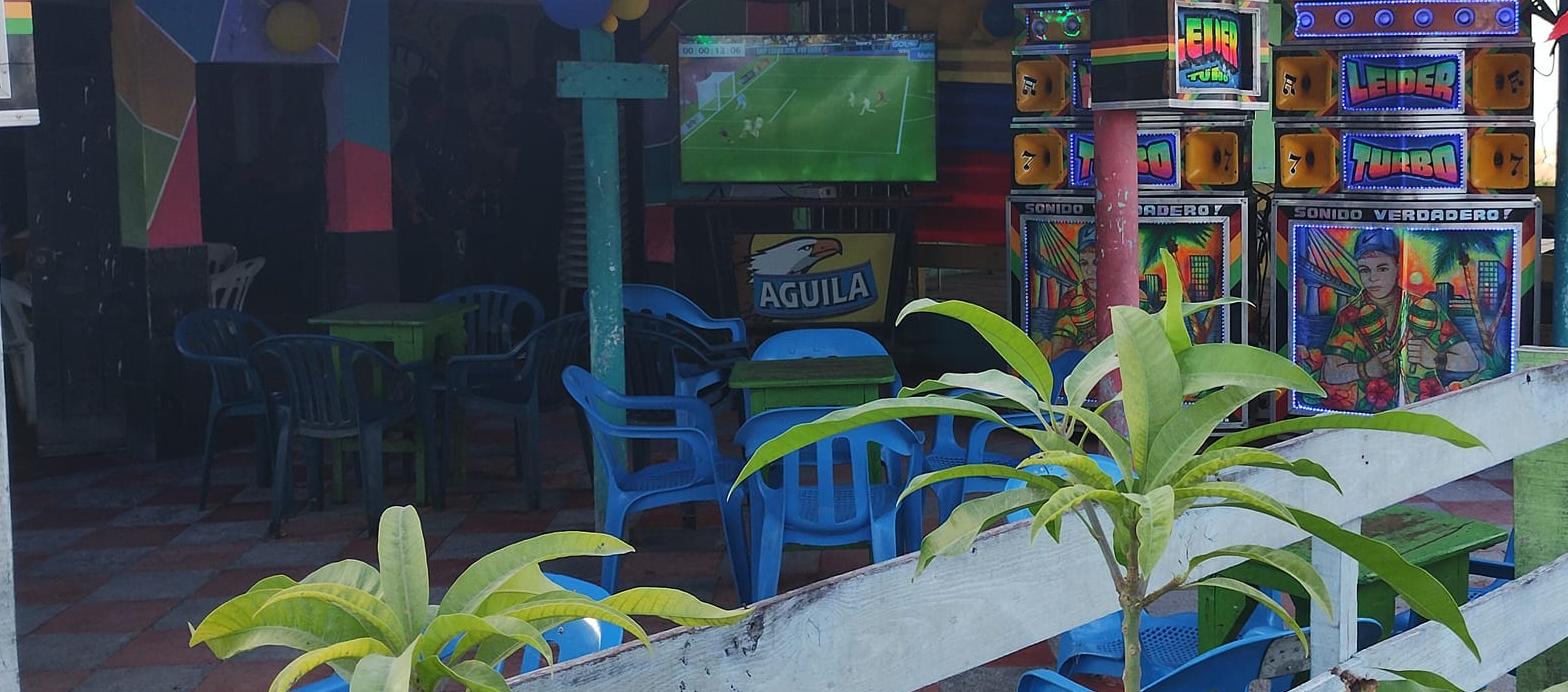 Estadero donde se presentó el atentado