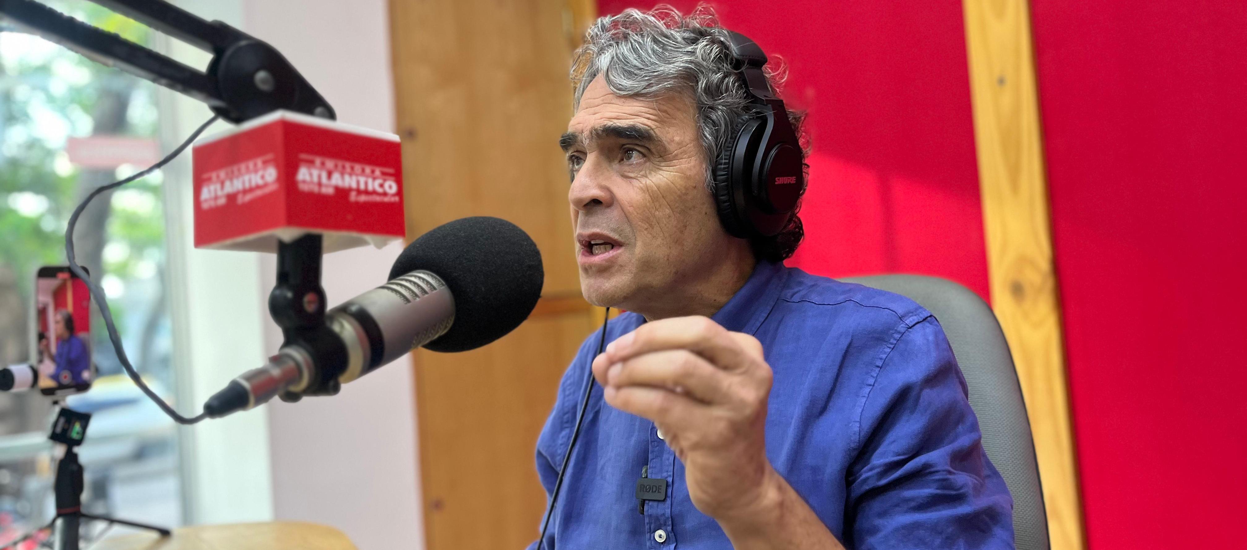 El precandidato presidencial Sergio Fajardo.