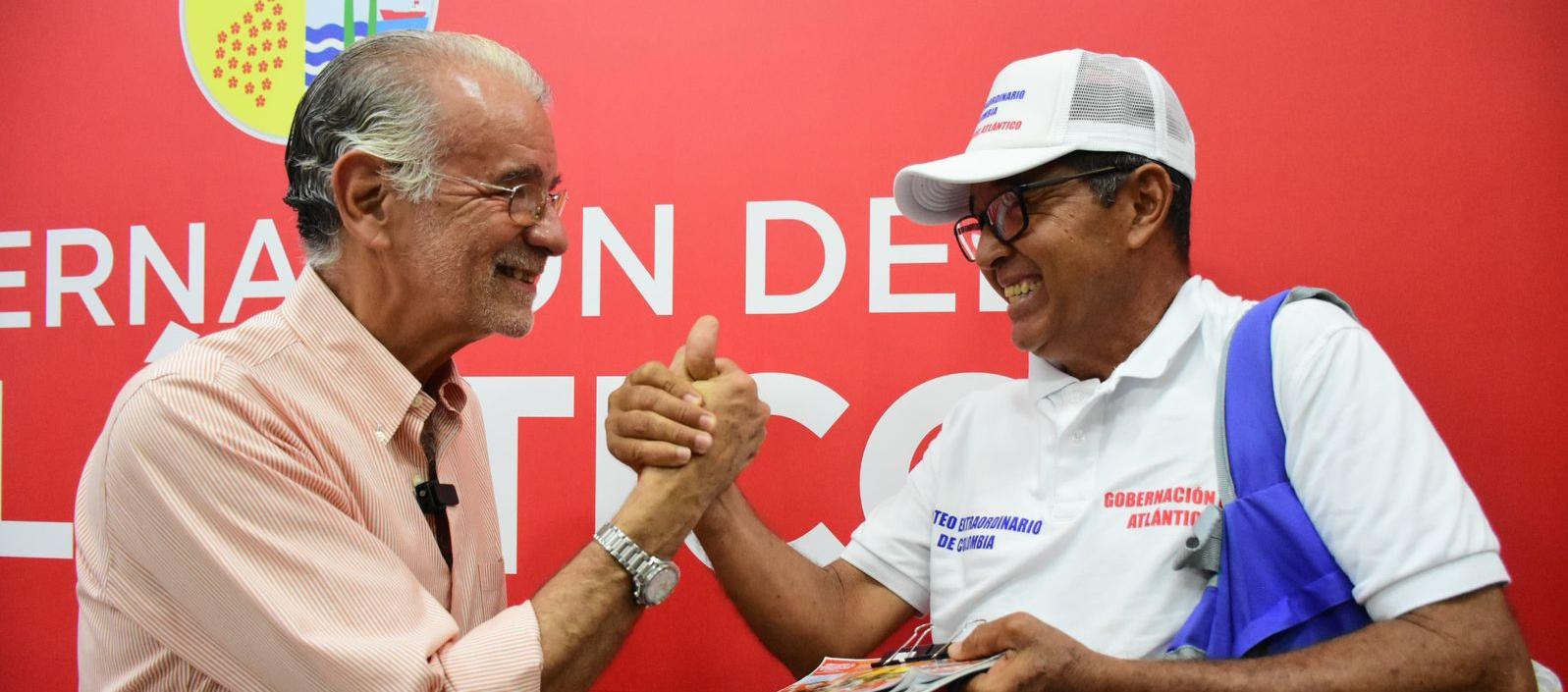 El Gobernador del Atlántico, Eduardo Verano.