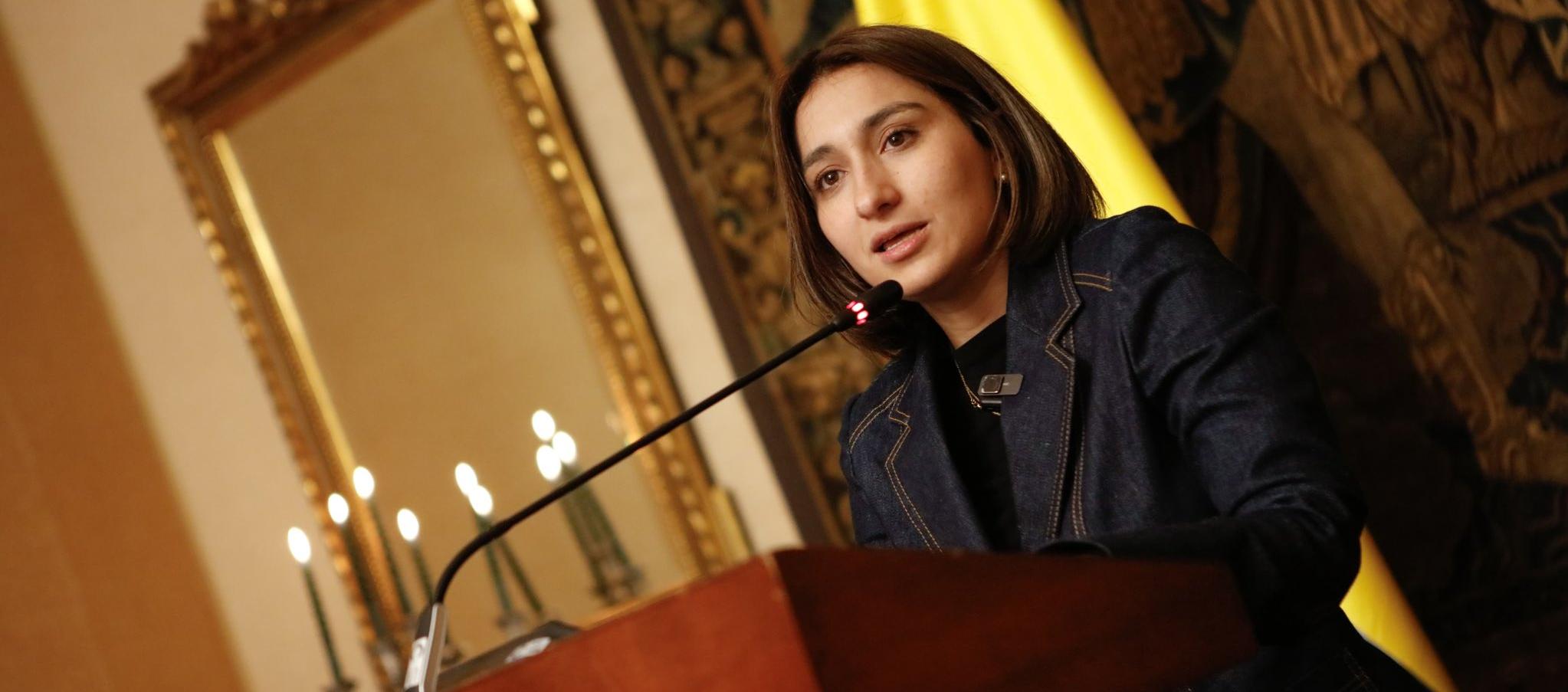 Canciller Laura Sarabia.