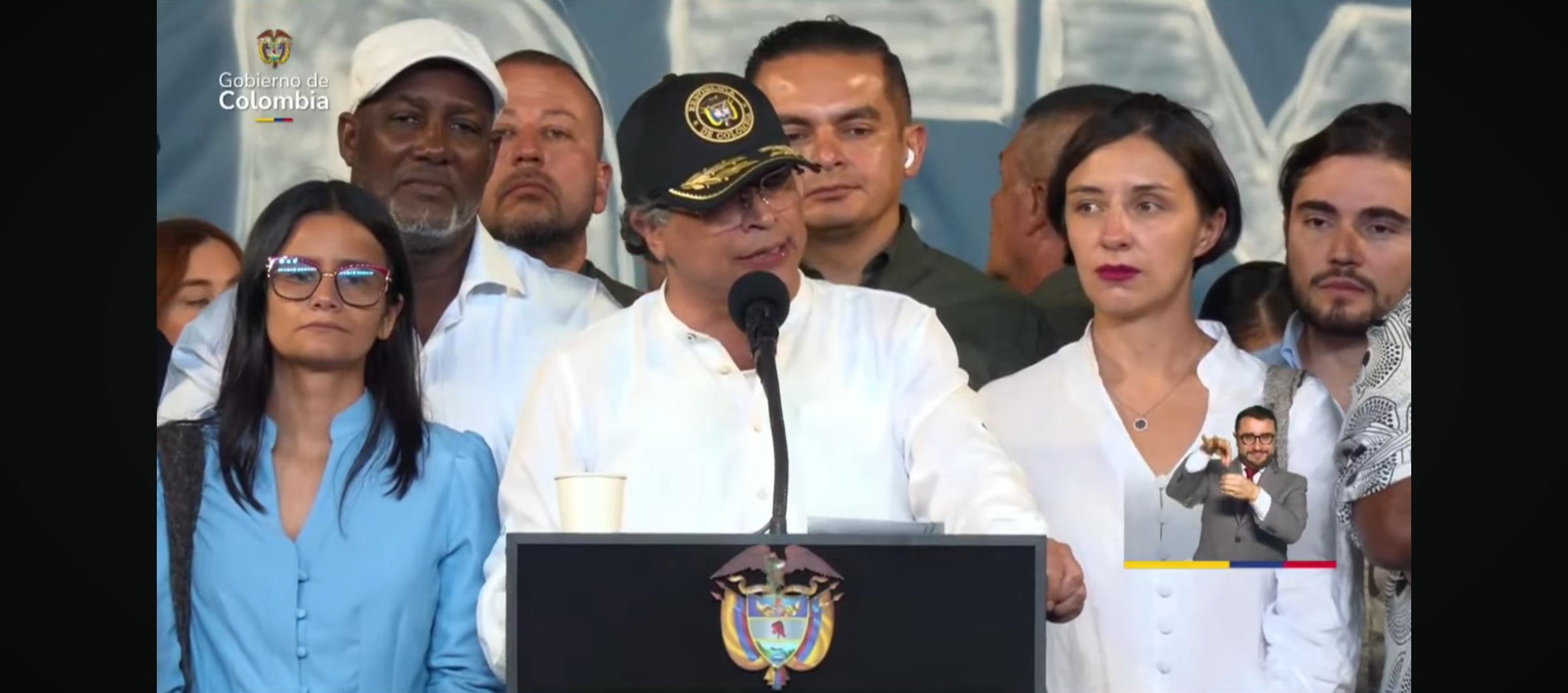 Gustavo Petro, en Cali.