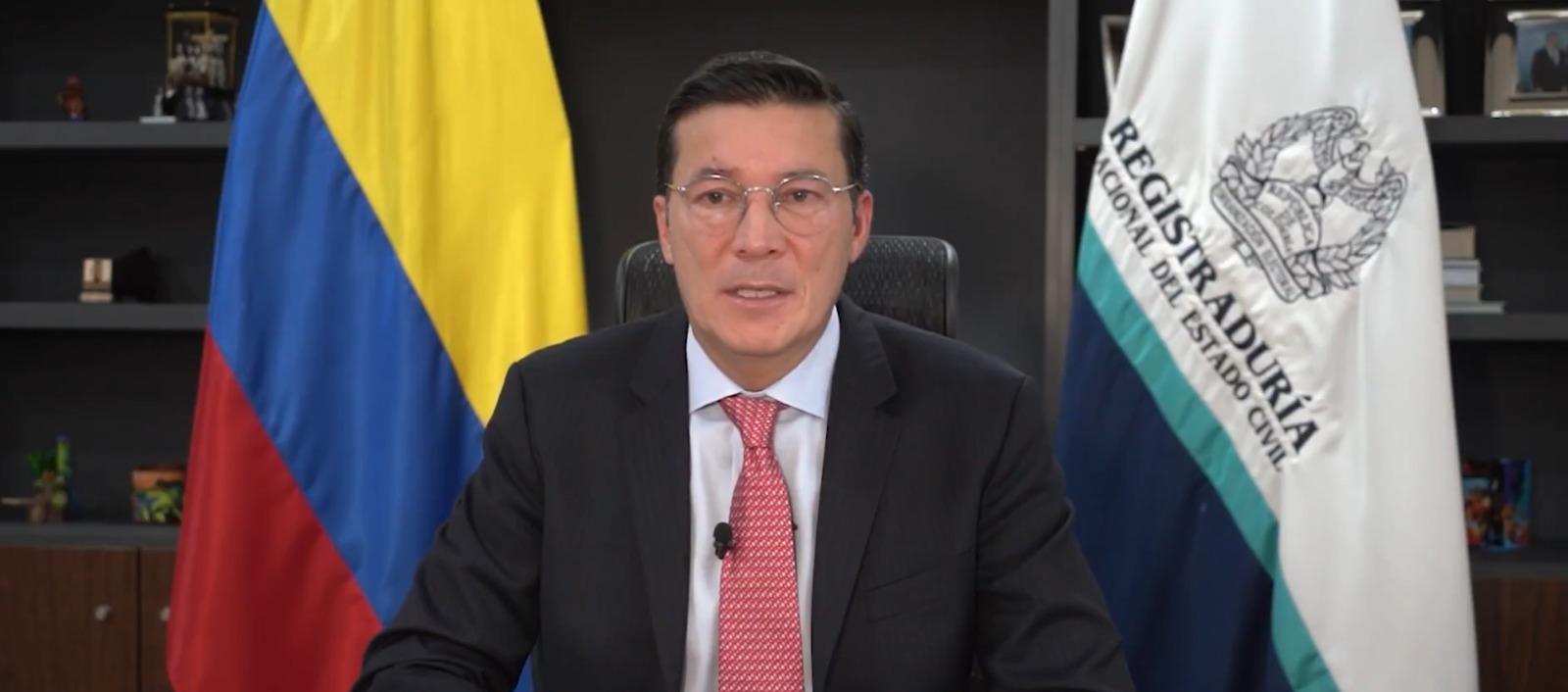 Hernán Penagos, Registrador Nacional.