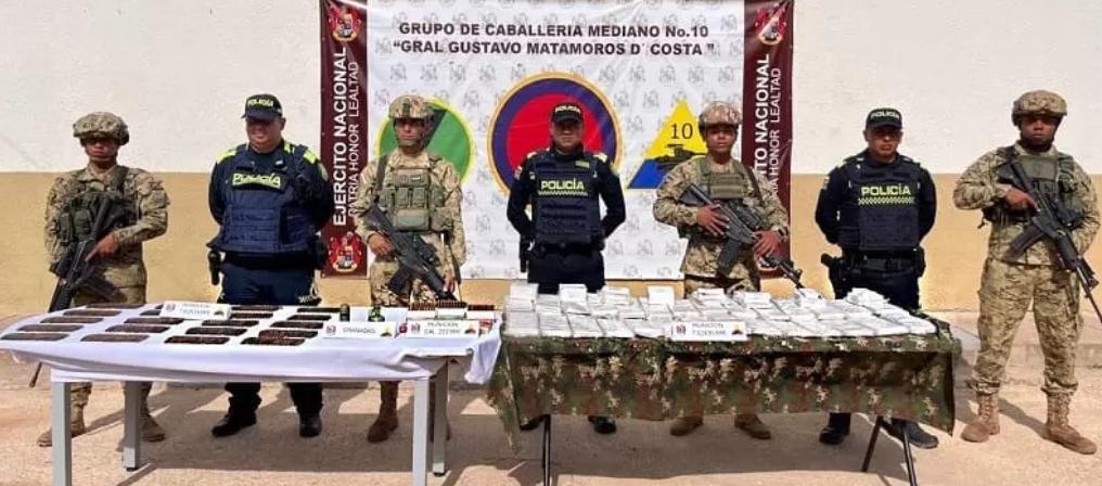 Municiones incautadas. 