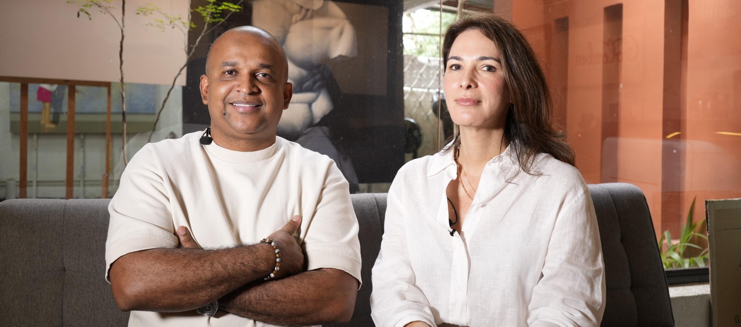 Javier Caraballo y Giselle Borrás, artistas plásticos.