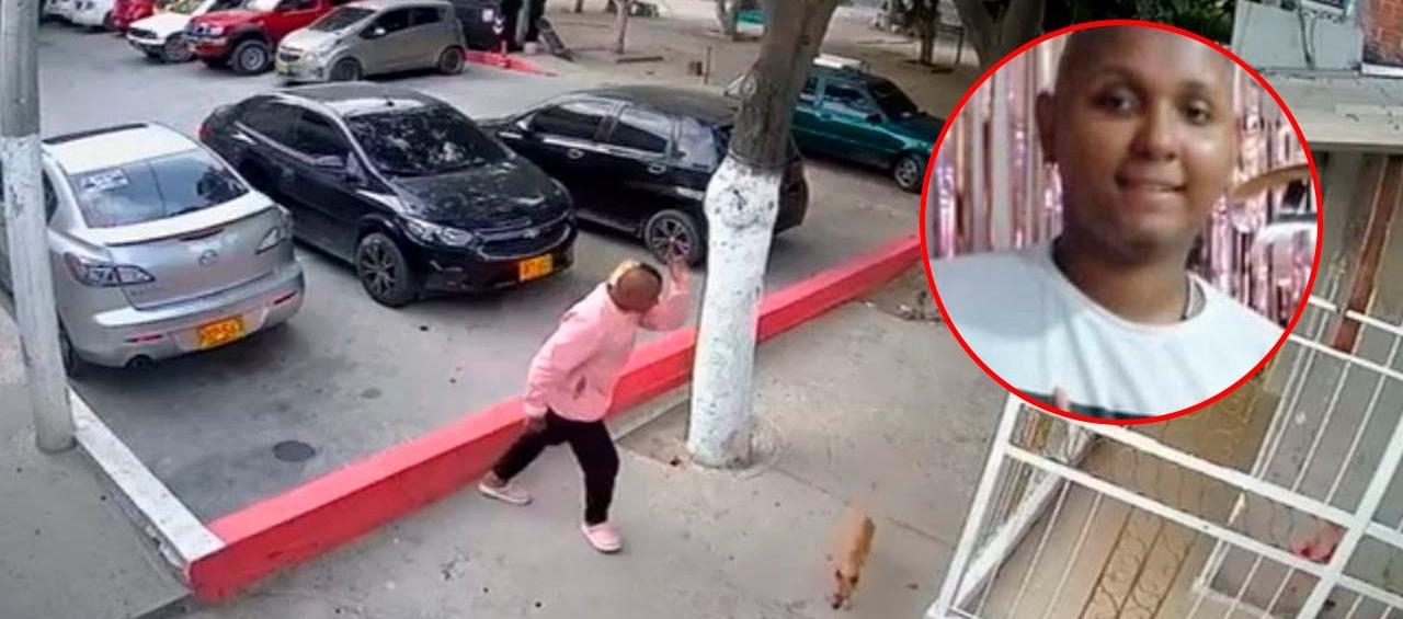 Jhannier Stiven Maldonado Morales fue captado por cámaras de seguridad del sector. 