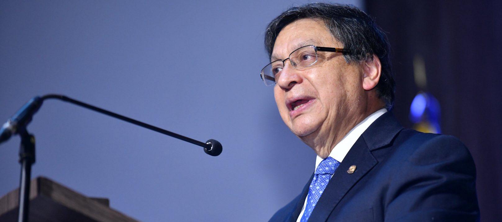 Jorge Ibáñez Najar, presidente de la Corte Constitucional. 