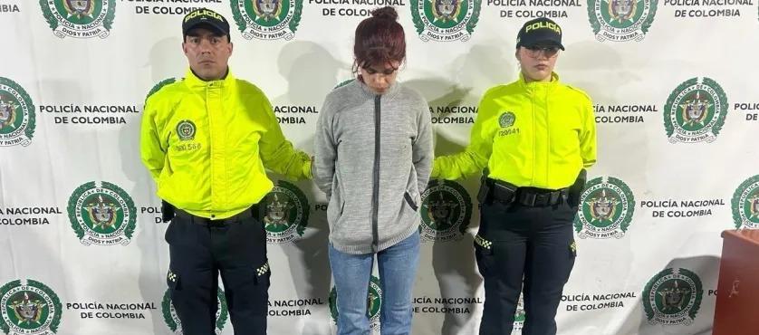 Katerine Andrea Martínez Martínez, en poder de las autoridades.